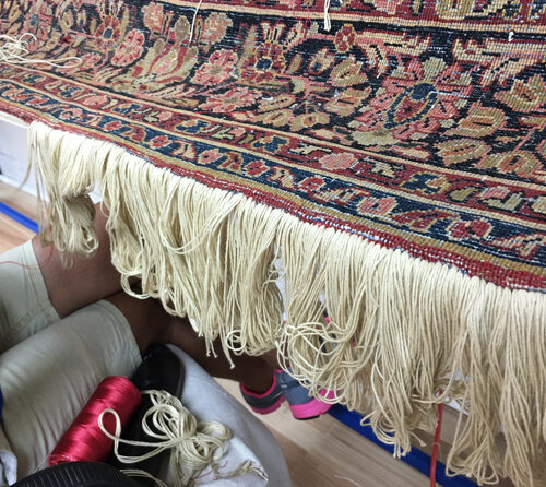 Fringe Repair in Persian Rugs